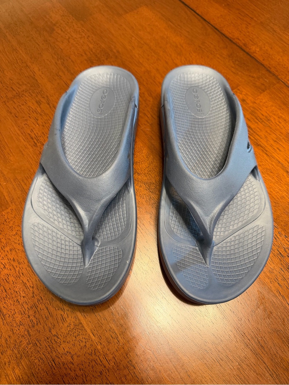 OOFOS OOriginal Recovery Sandal Flip Flop Unisex Men 8 Women 10 EU 41 Blue Thong